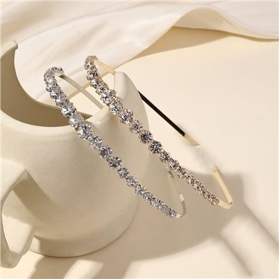 Ободок для волос с кристаллами