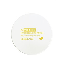 Lebelage Гидрогелевые патчи для глаз с витаминами / Dr.Vitamin Hydrogel Eye Patch, 60 шт.