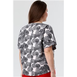 Блуза женская  4262/01/Белый, черный