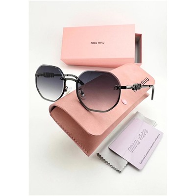 Набор женские солнцезащитные очки, коробка, чехол + салфетки #22770445