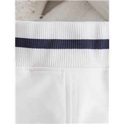 Юбка-шорты из эластичного футера-двухнитки