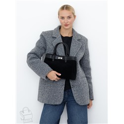 Сумка женская кожаная 999010NN black Natale Navetta