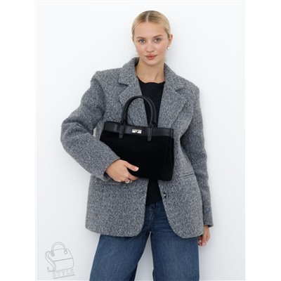 Сумка женская кожаная 999010NN black Natale Navetta