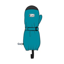 Варежки текстильные для мальчиков