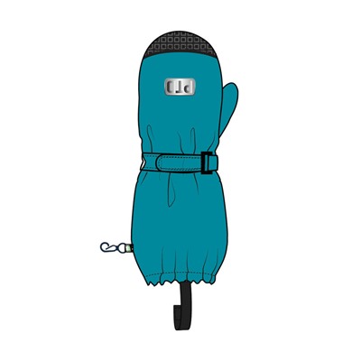 Варежки текстильные для мальчиков