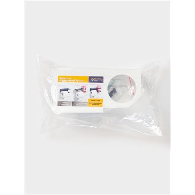 Держатель для туалетной бумаги с полочкой с отверстием для освежителя, белый