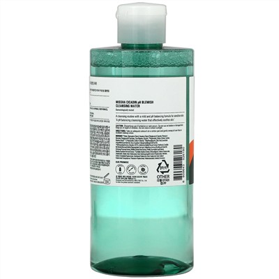 Missha, Cicadin, pH Blemish Cleansing Water, 10.14 fl oz (300 ml)