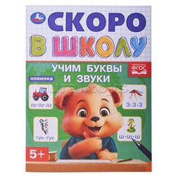 Учим буквы и звуки. Скоро в школу. 5+