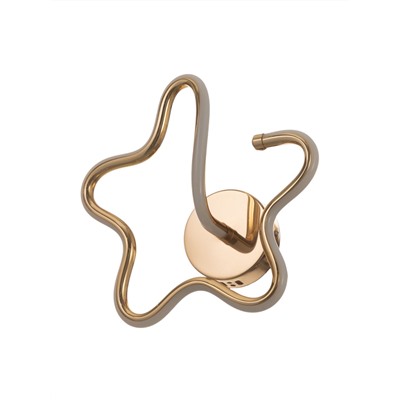 Бра настенное BayerLux Valentina, 14 Вт, LEd, 4000-6000К, золото, 25×25×13 см