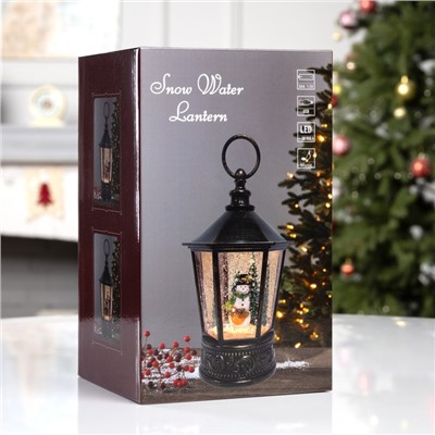 Фигура светодиодная «Снежные чудеса», 22×14 см, музыка, батарейки ААх3 (не в комплекте), USB, свечение тёплое белое