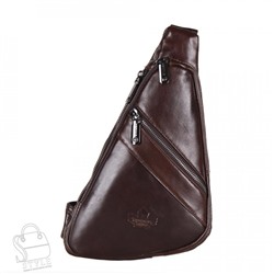 Рюкзак мужской кожаный 1211-1Z brown Zinimxs