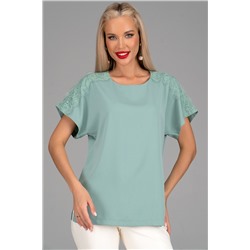 Блузка Келли (кружево/мята)