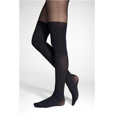 CONTE Колготки с имитацией гольфинов в рубчик CAPRICE CONTE ELEGANT, 1233867