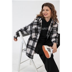 Рубашка женская Квадро-3 (Черный)