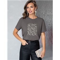 VILATTE Футболка D49.124