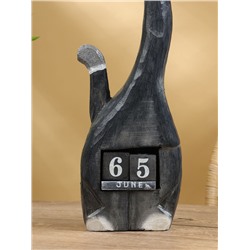 Календарь настольный «Кошечка», 15×5×53 см, дерево