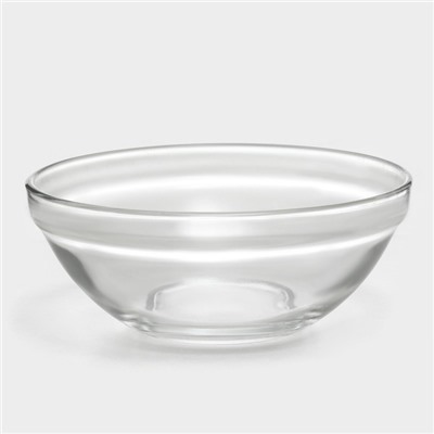 УЦЕНКА Набор стеклянных салатников Доляна «Классика», с крышками, 5 предметов: 900 мл (17×7.6 см), 500 мл (16×6 см), 350 мл (12.5×5.4 см), 200 мл (10.5×4.5 см), 130 мл (9×3.7 см), цвет зелёный