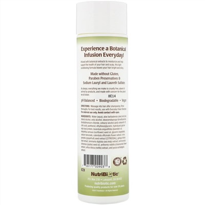 NutriBiotic, Everyday Clean, кондиционер, смесь растительных ингредиентов, 296 мл (10 жидк. унций)