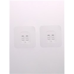 Подставка для зонтов настенная, с крючками, металл, 7×12×26 см, белая