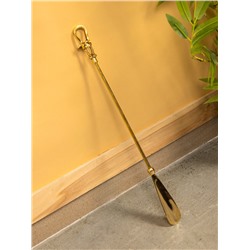 Ложка для обуви «Морская», 51 см, латунь