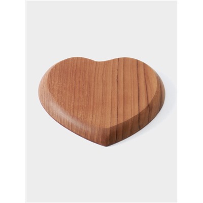 Тарелка «Сердце», 16×16×2 см, тиковое дерево