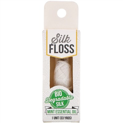 The Dirt, Silk Floss, Mint Essential Oil, 1 unit 33 yrds