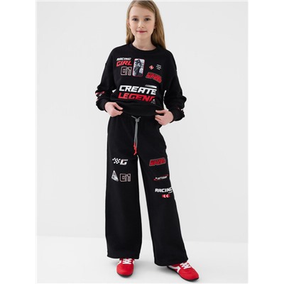 Брюки трикотажные для девочек