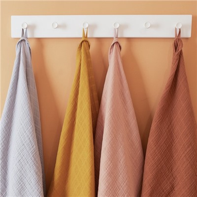 Полотенце муслиновое LoveLife, 50×90 см, 100% хлопок, 3-сл, 180 г/м², цвет «горчица»