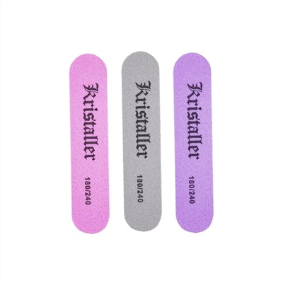 Kristaller Бафик для ногтей овал 180/240 грит, 1 шт., в ассортименте 14417