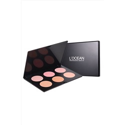 L’ocean Профессиональная палетка румян 6 оттенков / Hole Blusher, 10 г x 6 KRISTALLER, 1110042