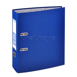 Регистратор PVC 80 мм. Classic А4 несъемный арочный механизм, синий