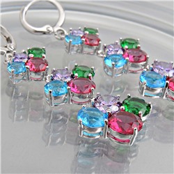 Акц -12% XUPING Серьги с замком кольцо арт. XG10 0856 (id 193598)