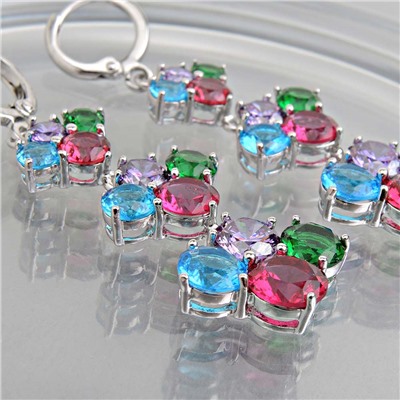 Акц -12% XUPING Серьги с замком кольцо арт. XG10 0856 (id 193598)