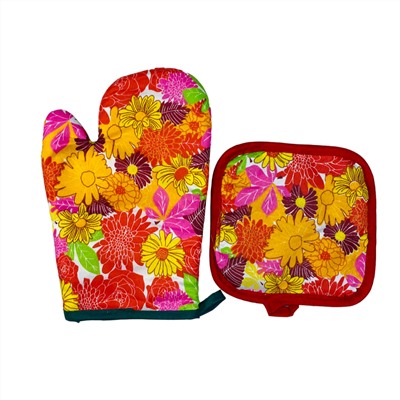 Кухонные прихватки 2 предмета, цвет в ассортименте