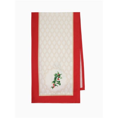 Дорожка «Этель» Christmas wreath, размер 40×149 см, 100% хлопок, саржа 190 г/м²