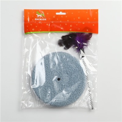 Дразнилка на основании «Фестивальная», 15 см, фиолетовая, голубая