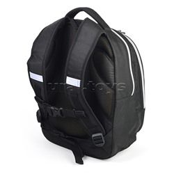 Рюкзак облегченный "Футбол" с анатомической спинкой, 2 отделения на молнии, на каждой молнии 2 бегунка, размер 40х32х16см, эргономичная анатомическая спинка, мягкие широкие регулируемые лямки, застежка спереди, внутри дополнительные отделения, органайзер