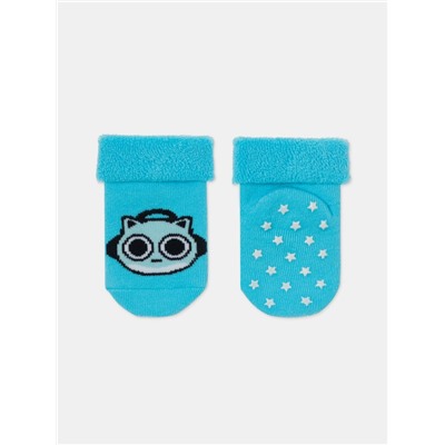 Теплые CONTE-KIDS SOF-TIKI Махровые носки с отворотом и антискользящей стопой