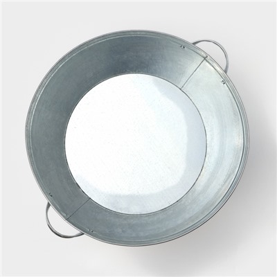 Таз оцинкованный круглый, 26 л, d=45,5 см, h=24 см, ГОСТ