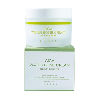 Jigott Крем увлажняющий с центеллой азиатской Cica Water Bomb Cream
