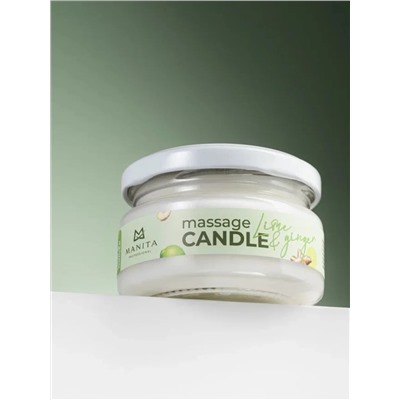 MANITA Свеча массажная / Lime & Ginger, 100 мл 28138