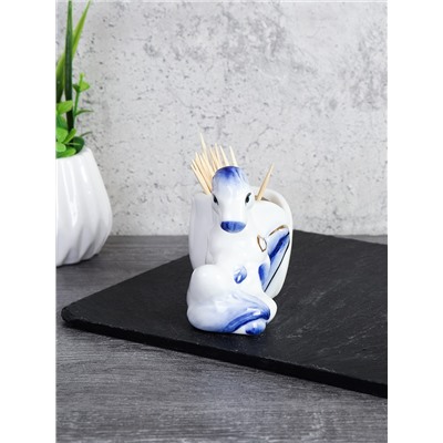 Подставка для зубочисток Лошадь 8 см / B5448-1 /уп 144/ Символ года 2026