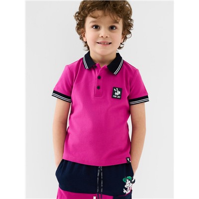 Джемпер трикотажный с воротником поло для мальчиков