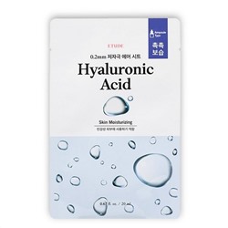 ETUDE Тканевая маска для лица с гиалуроновой кислотой / 0.2 Therapy Air Mask Hyaluronic Acid, 20 мл