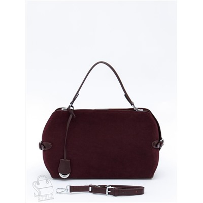 Сумка женская кожаная 1155VG wine purple  Vitelli Grassi