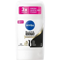Дезодорант стик NIVEA Антиперспирант Чёрное и Белое невидимый Clear женский, 50 мл (84153)