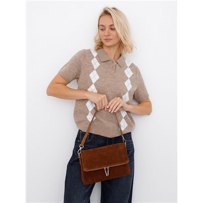 Сумка 8360F brown Polina&Eiterou