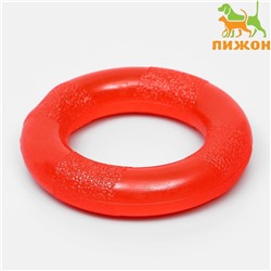 Игрушка «Кольцо» малое, 9 см, каучук, красная