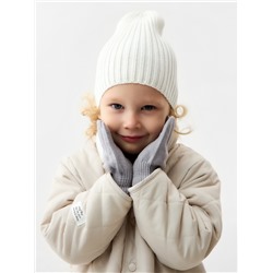 Перчатки детские MINAKU, однослойные, серые, 14 см