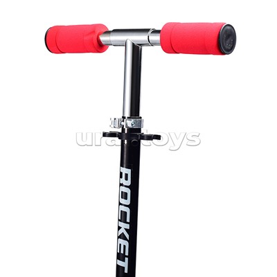 Самокат-снегокат, складной, в коробке (красный)